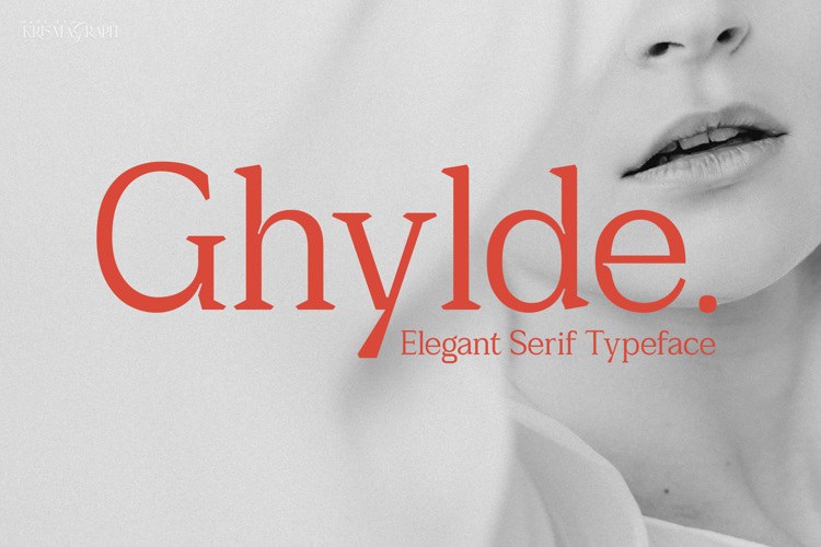 Preview of Ghylde ONLY Font