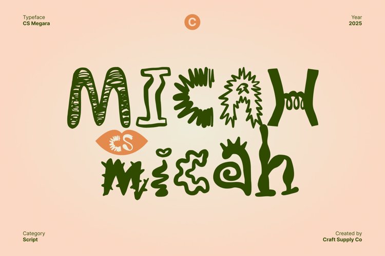 Preview of CS Micah Font