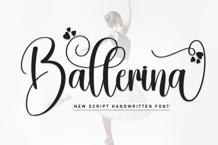 Preview of Ballerina Font