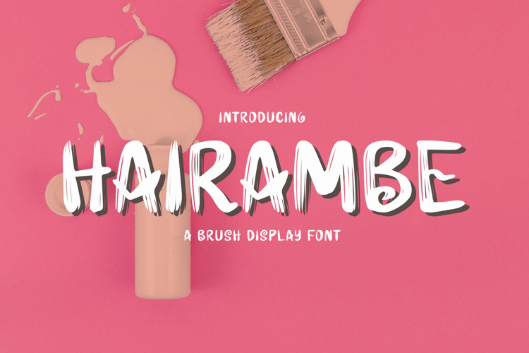 Hairambe - Brush Font
