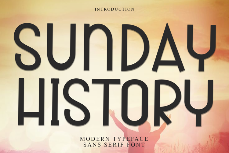 Preview of Sunday History Font