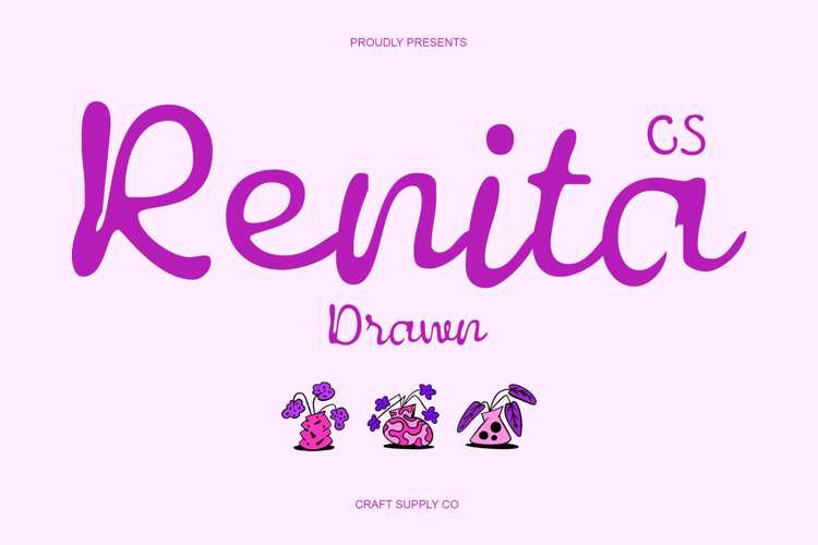 Preview of CS Renita Drawn Font