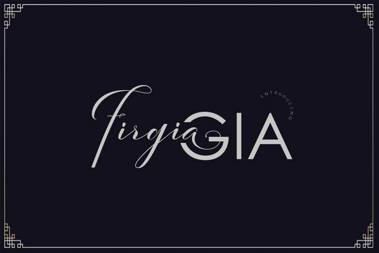 Firgia GIA Font