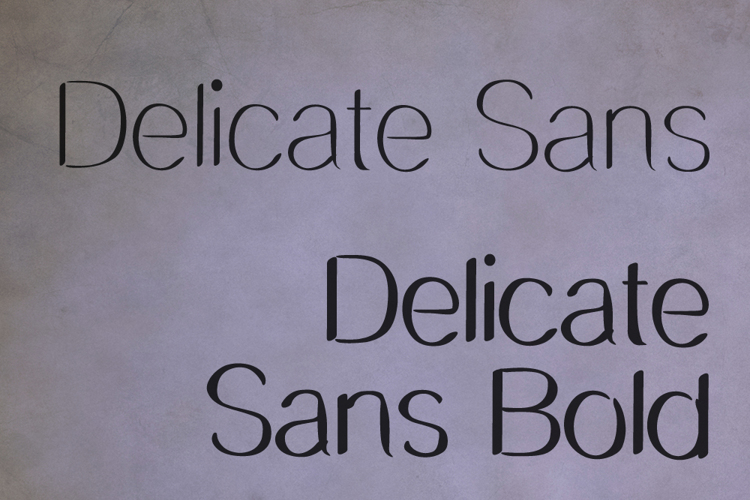 Delicate Sans Font