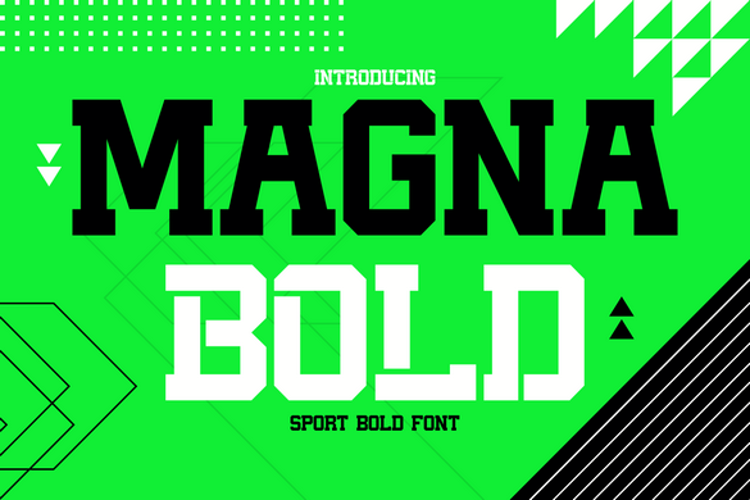 Preview of Magna Bold Font