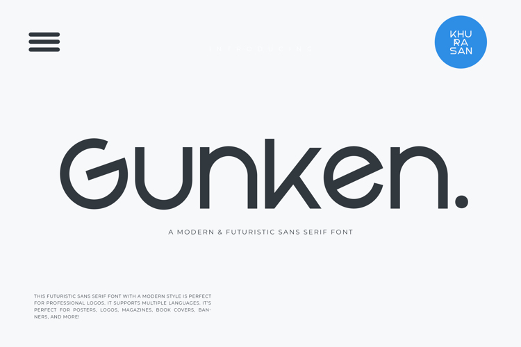 Preview of Gunken Font