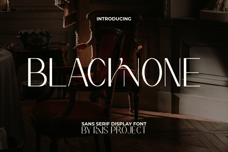 Preview of Blacknone Font