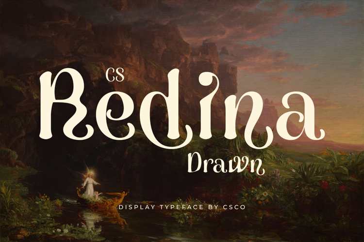 Preview of CS Redina Drawn Font