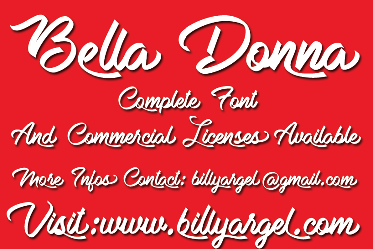 Bella Donna Font