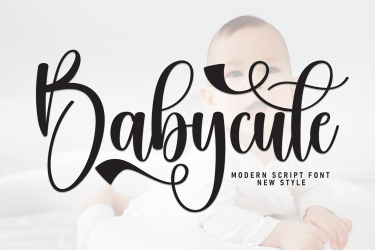 Preview of Babycute Font