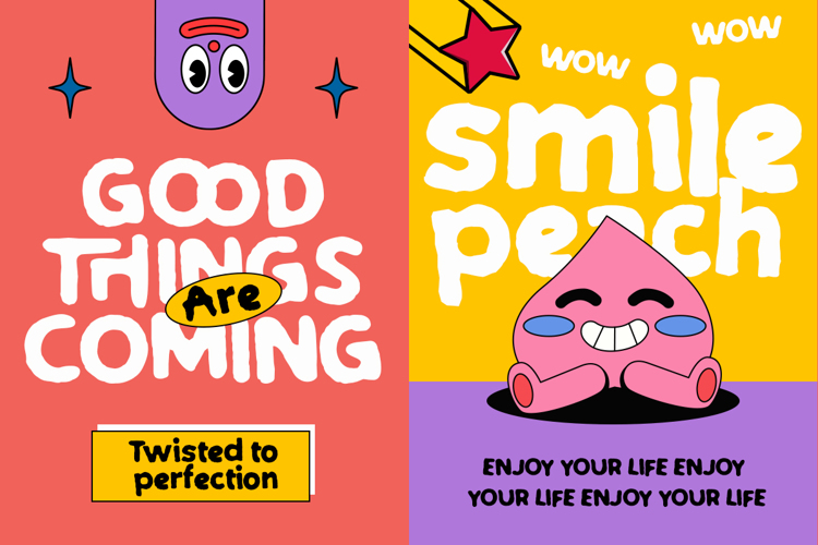 Preview of The Chello Font