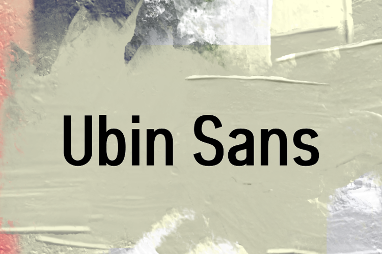 Preview of u Ubin Sans Font