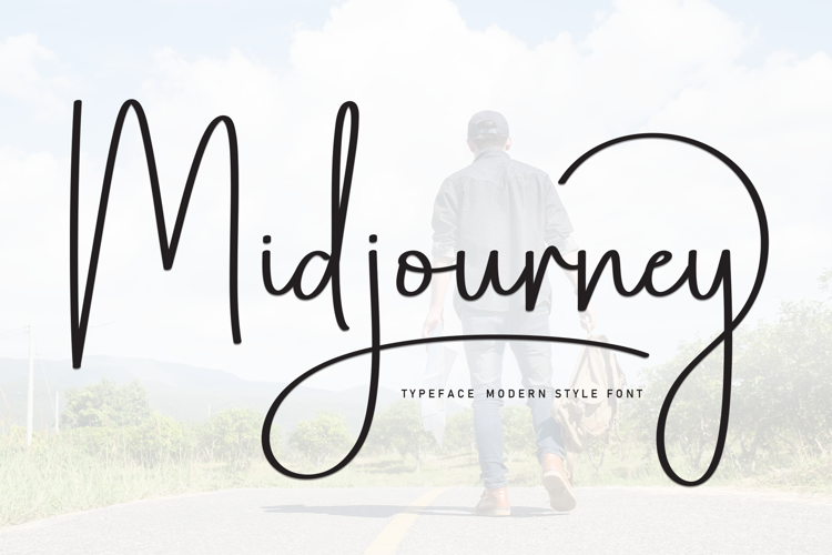 Preview of Midjourney Font