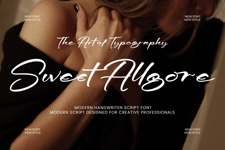 Preview of Sweet Allgore Font