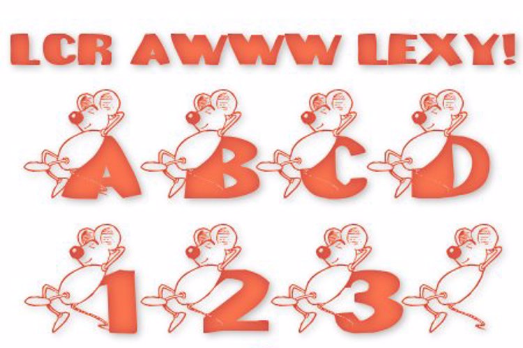 LCR Awww Lexy! Font