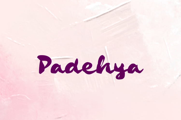 Padehya Font