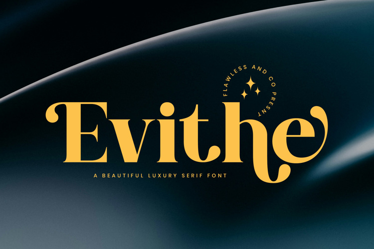Preview of EVITHE Font