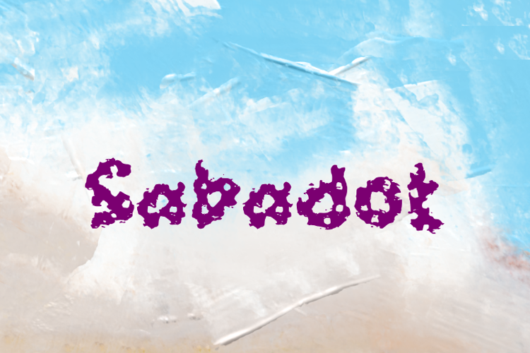 s Sabadot Font