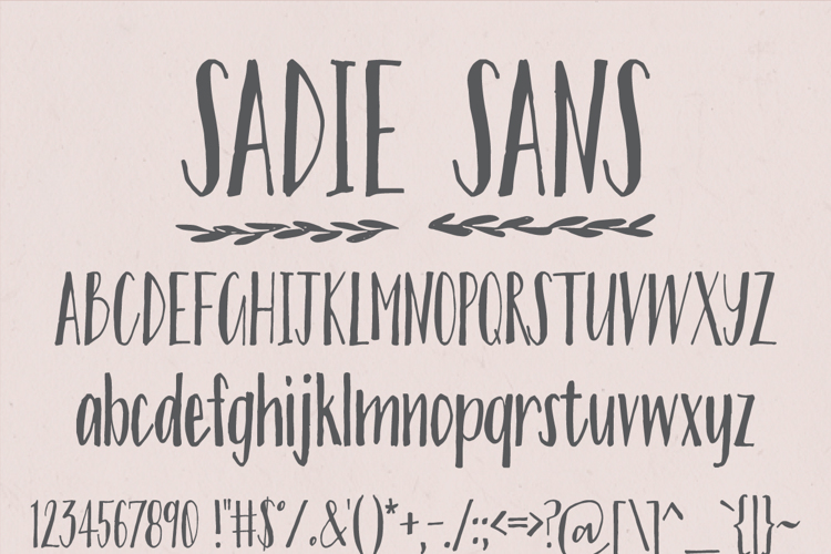 Sadie Sans Font