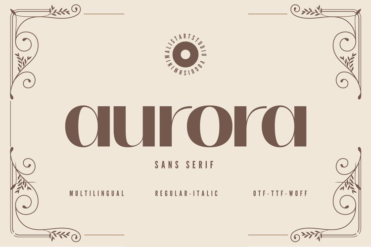 Preview of Aurora Font