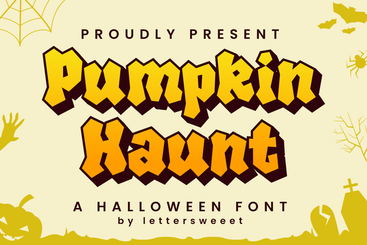 Preview of Pumpkin Haunt Font