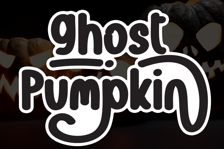 Ghost Pumpkin Font