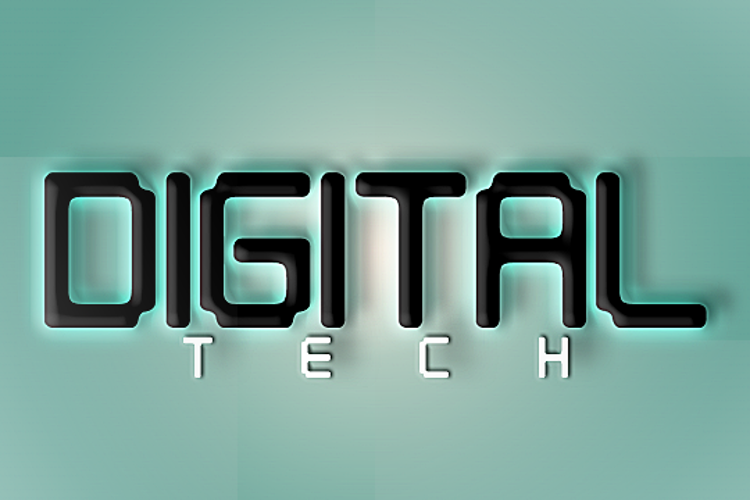 Digital tech Font