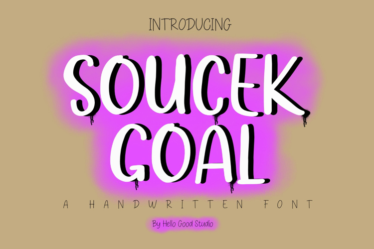 SOUCEK GOAL Font