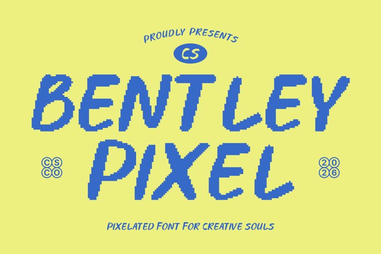 Preview of CS Bentley Pixel Font