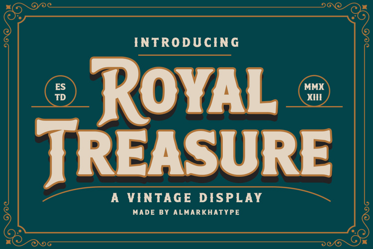 Preview of Royal Treasure Font