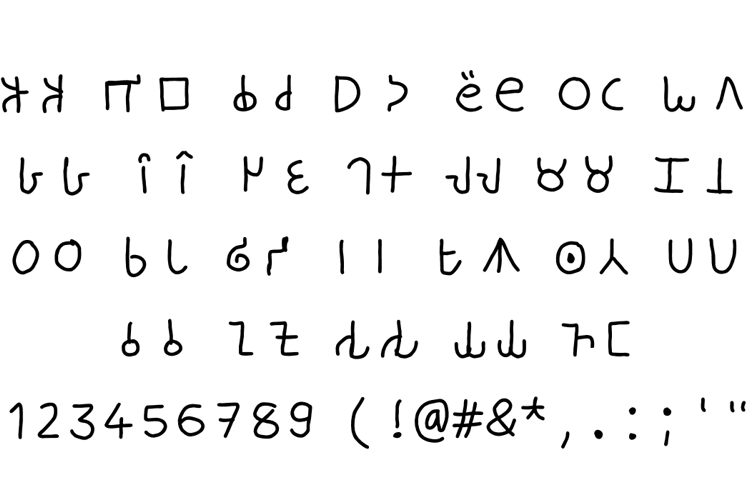 Brahmi romani Font