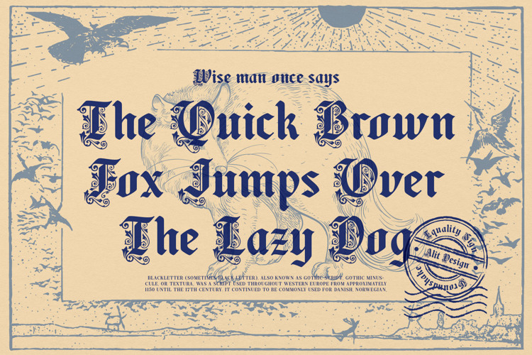 Black Kiyrand Font