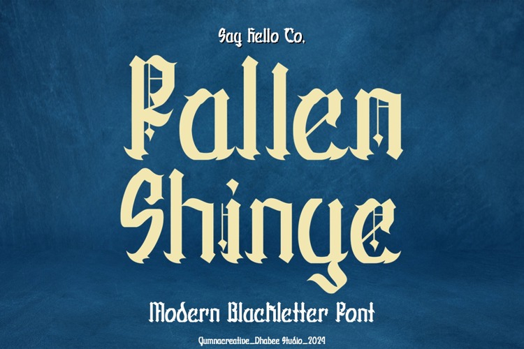 Fallen Shinye Font