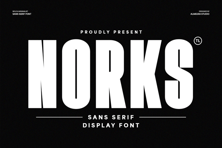 Preview of Norks Font