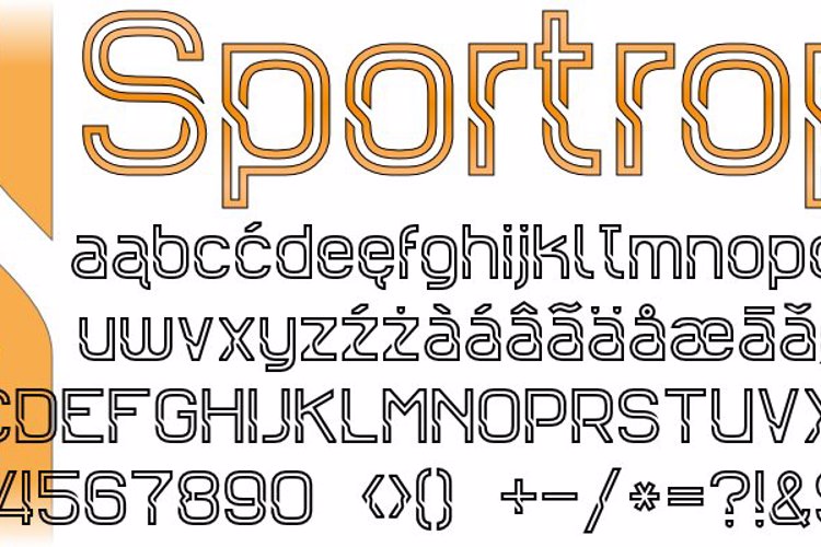 Sportrop Font