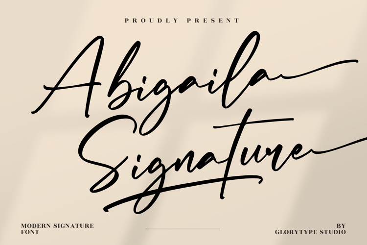 Abigaila Signature Font