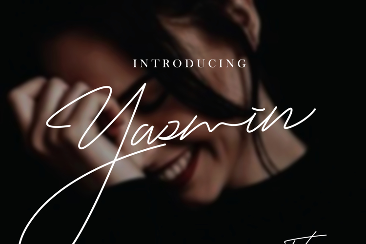 Yasmin script font