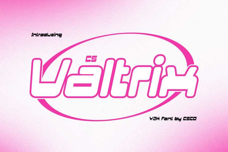 Preview of CS Valtrix Font