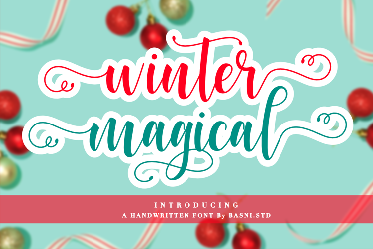 Winter Magical Font