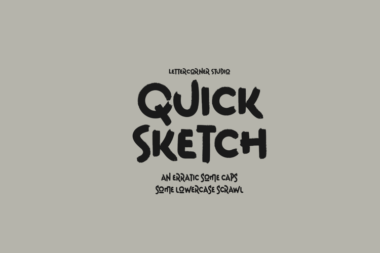 Quick Sketch Font