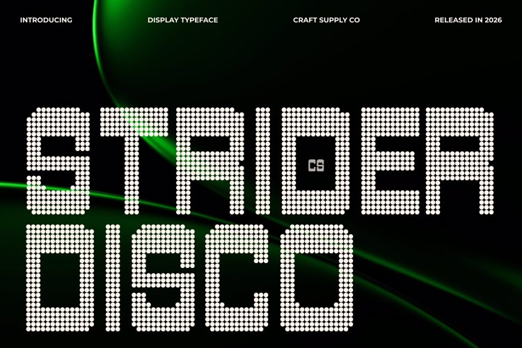 Preview of CS Strider Disco Font
