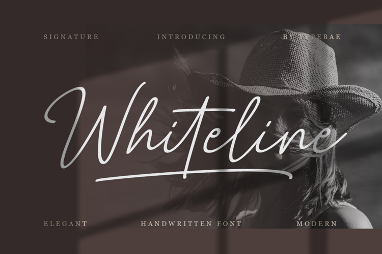 Preview of Whiteline Font