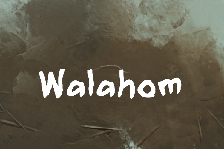 Preview of w Walahom Font