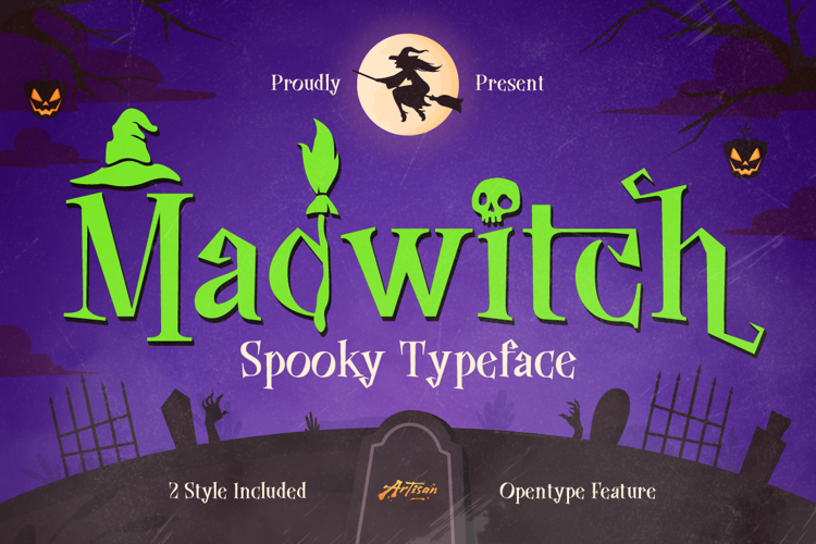Preview of Madwitch Font