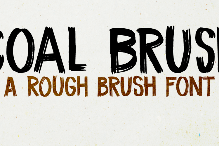 DK Coal Brush Font