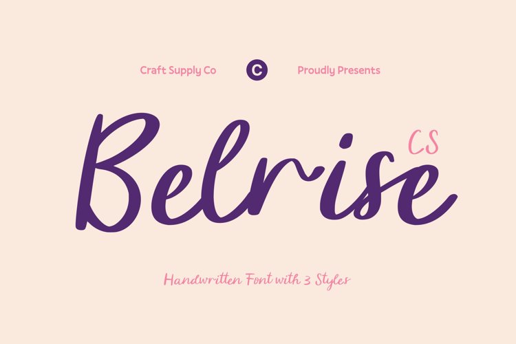 Preview of CS Belrise Font