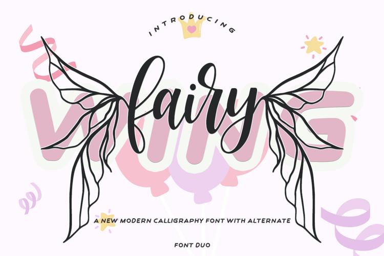 fairy wing Font