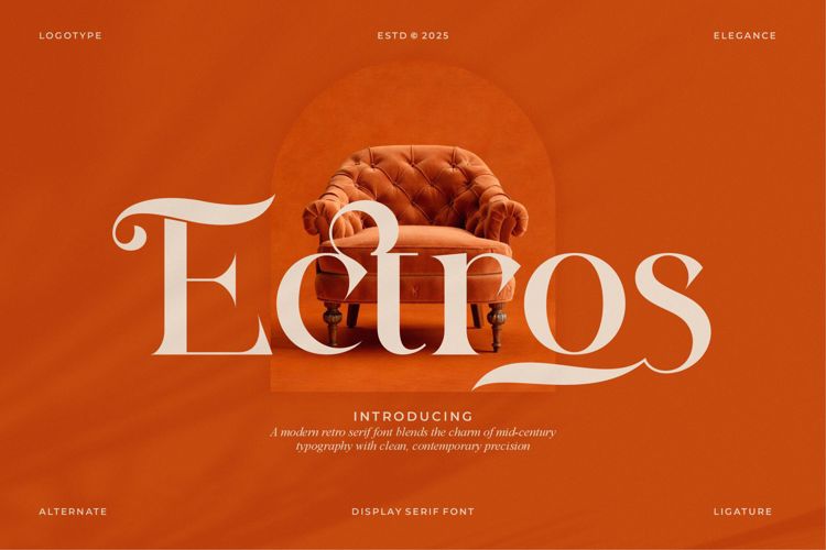 Preview of Ectros Font