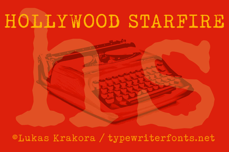 HOLLYWOOD STARFIRE Font