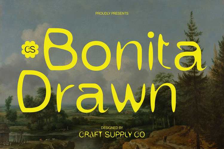 Preview of CS Bonita Drawn Font